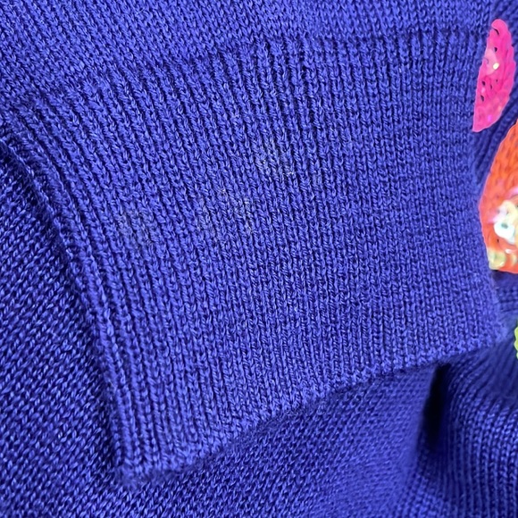 PLACE by The Children’s Place Heart Sequins Thin Sweater Small (5/6) Multicolor - Picture 11 of 12